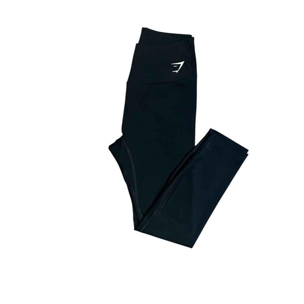 Gymshark Training 7/8 Leggings Women’s Large Black High Rise Workout Yoga